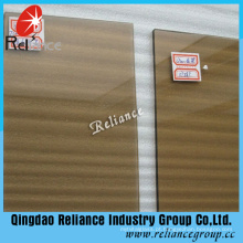 5 milímetros Europ Tinted Glass / Bronze Float Glass matizado